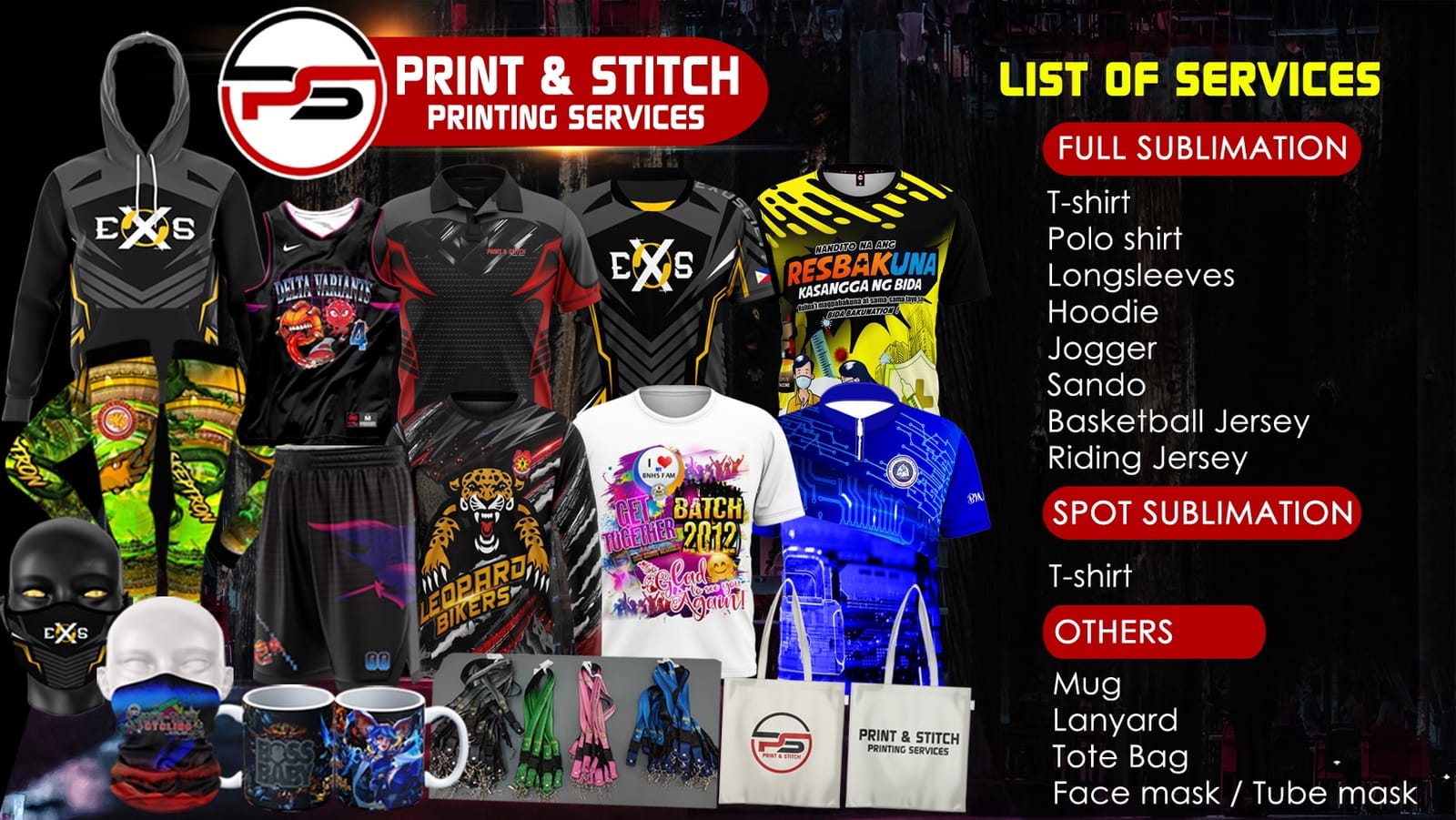 Full sublimation team jersey set