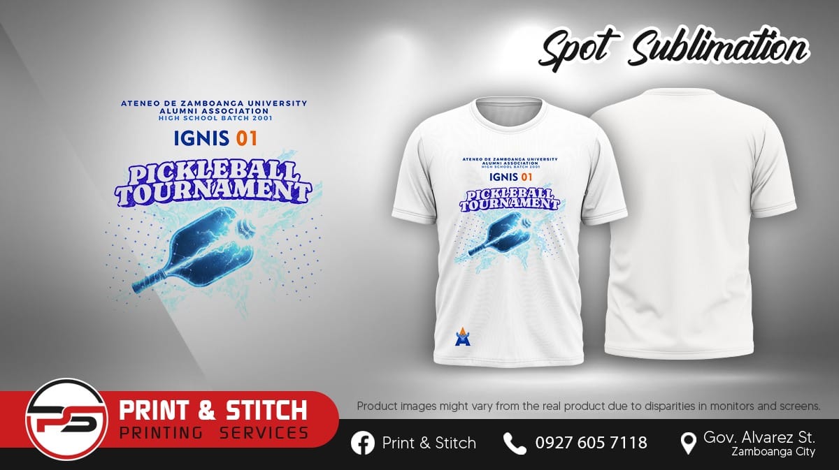 Spot sublimation print