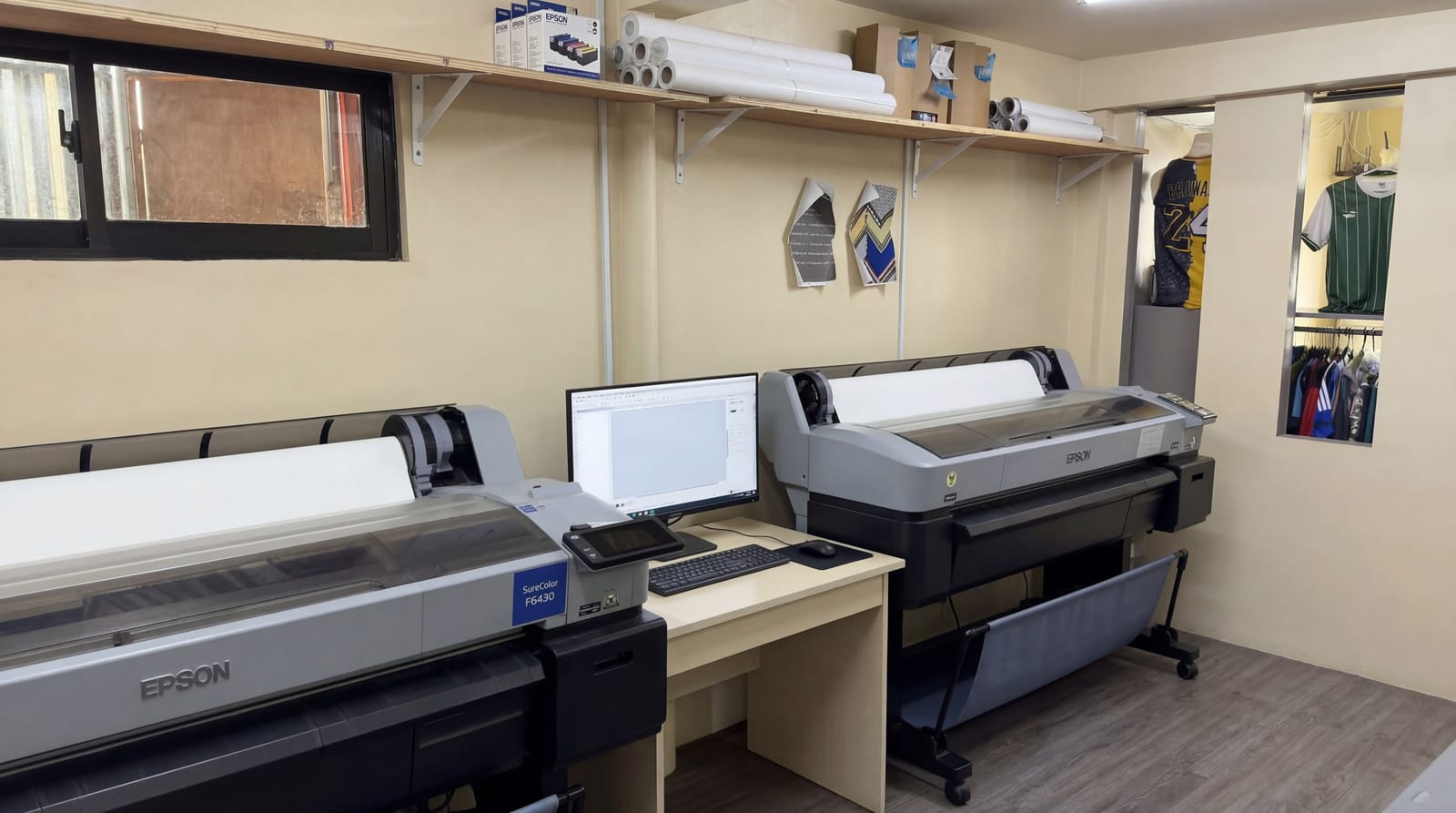 Print & Stitch workspace